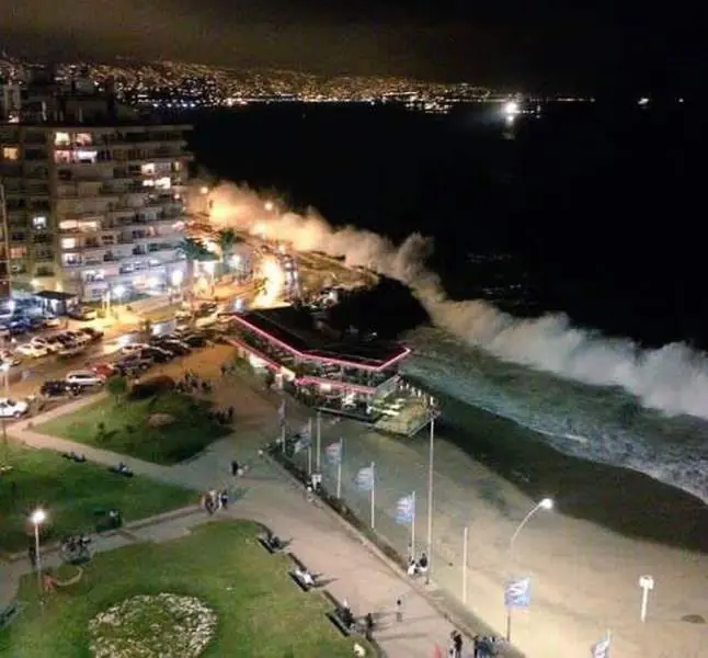 Chile esta desapareciendo se lo come el mar