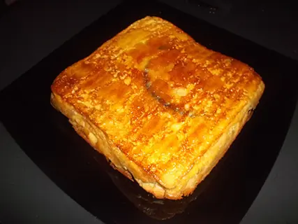 Mil hojas de berenjena y tocino