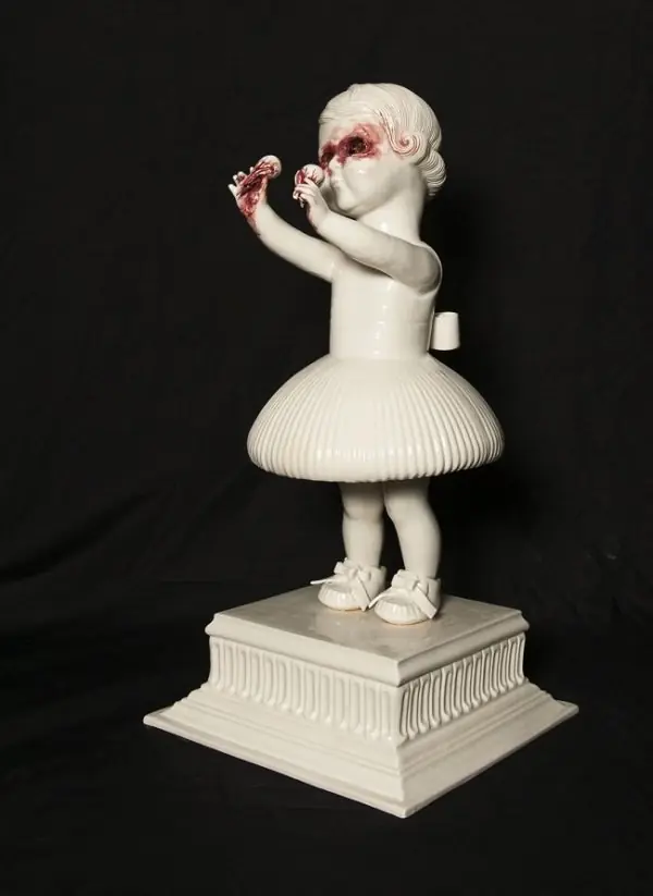 Las macabras figuras de porcelana de Maria Rubinke