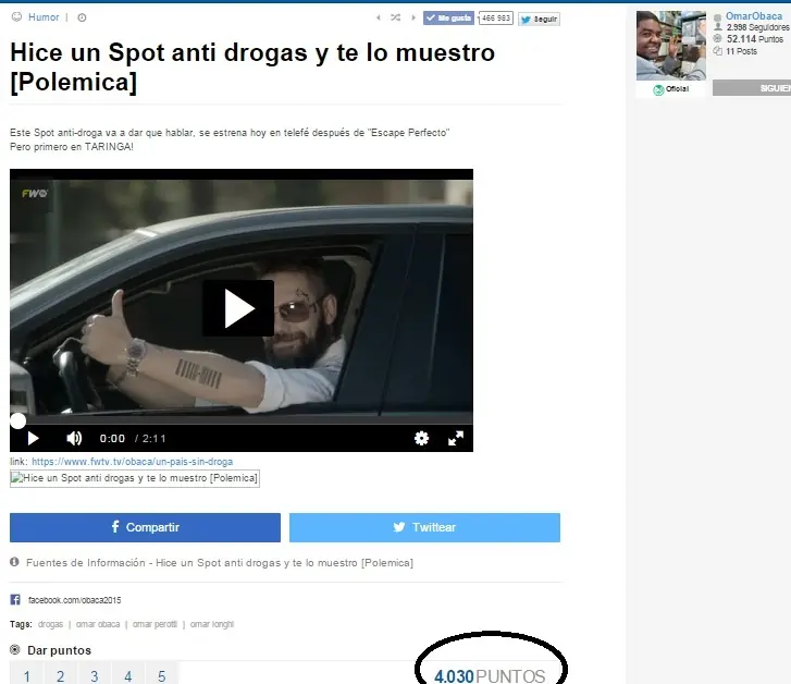 [Perturbador] OBACA miente y Crapea más que nosotros