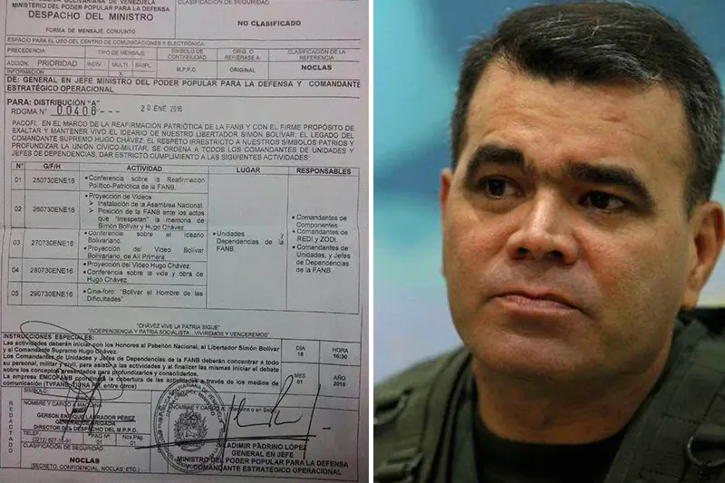 Padrino López ordena a las FANB ver películas de Chávez