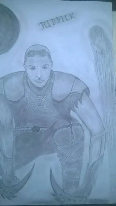 cree un dibujo nuevo de vin diesel