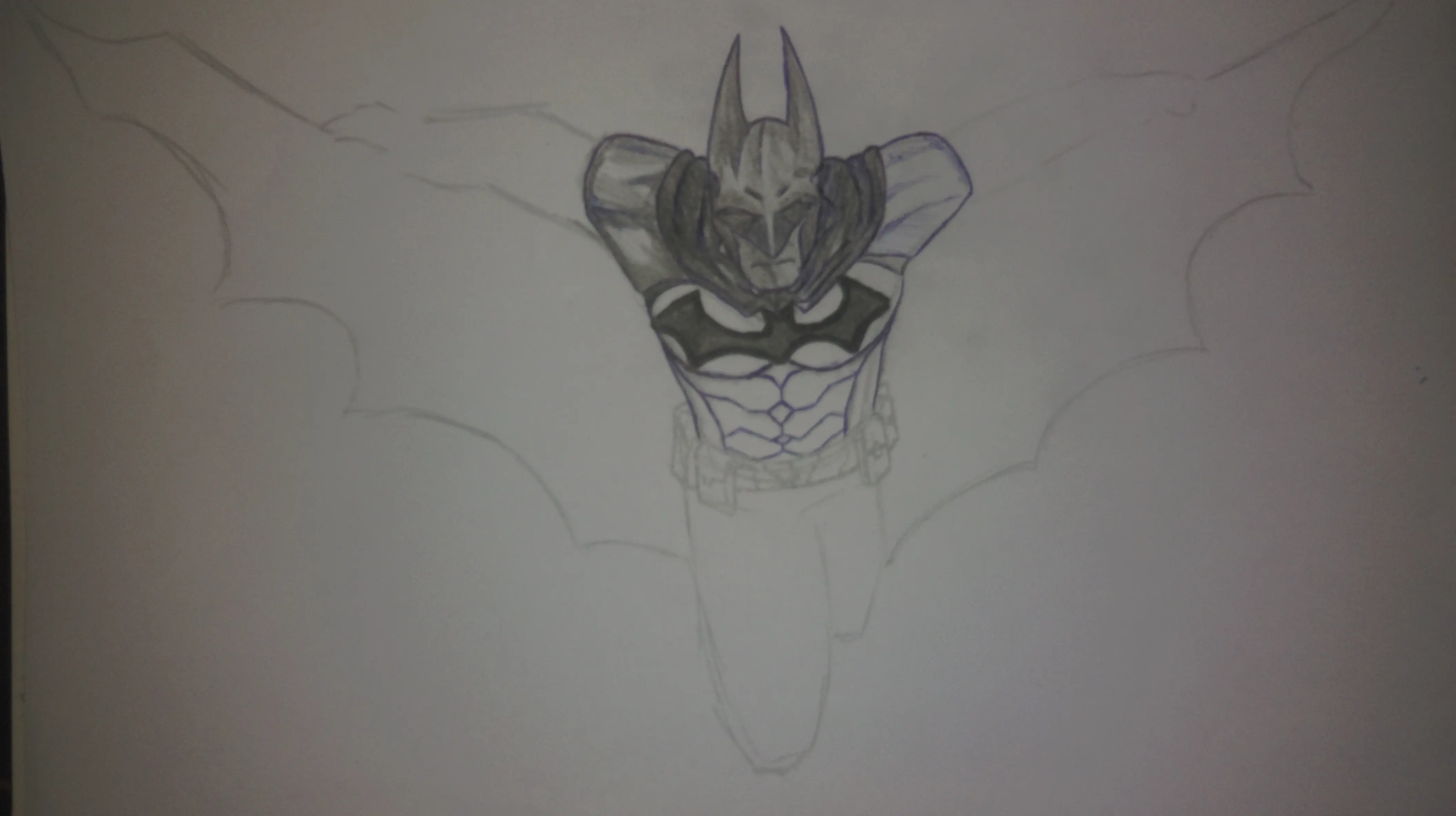 Batman dibujado por mi
