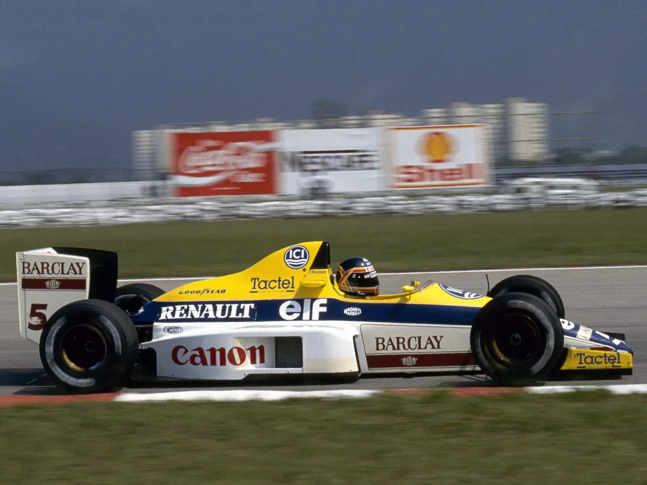 Cascos históricos: Thierry Boutsen Cascos históricos: Thierry Boutsen