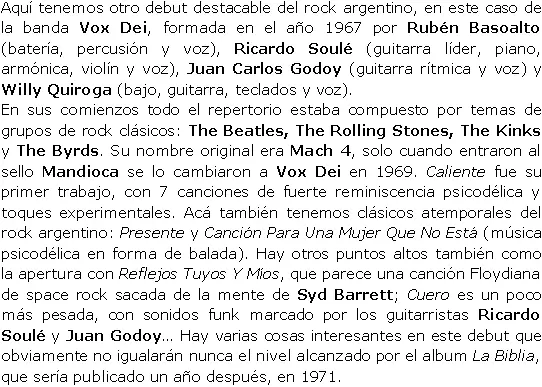 Un paseo musical por el año 1970 (65 albums) Un paseo musical por el año 1970 (65 albums)