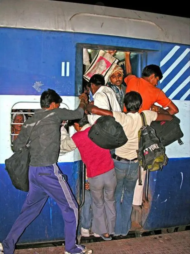 35 curiosas imágenes del estilo de vida en la India