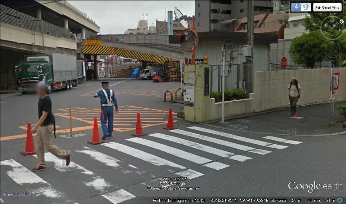 Paseo por Tokio, google street view
