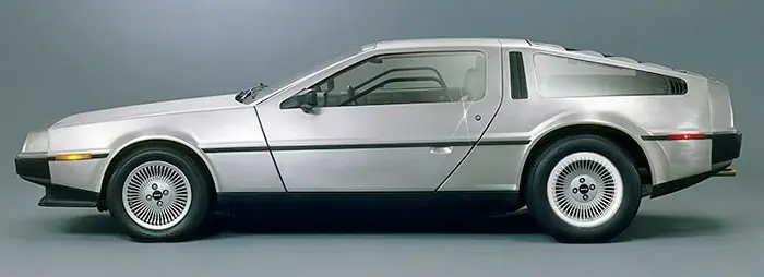 delorean back to the future