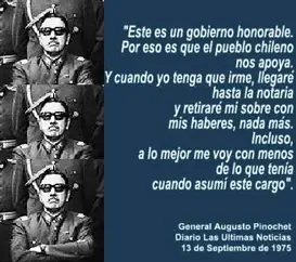 Los millones que acomulo pinochet robándole a chile