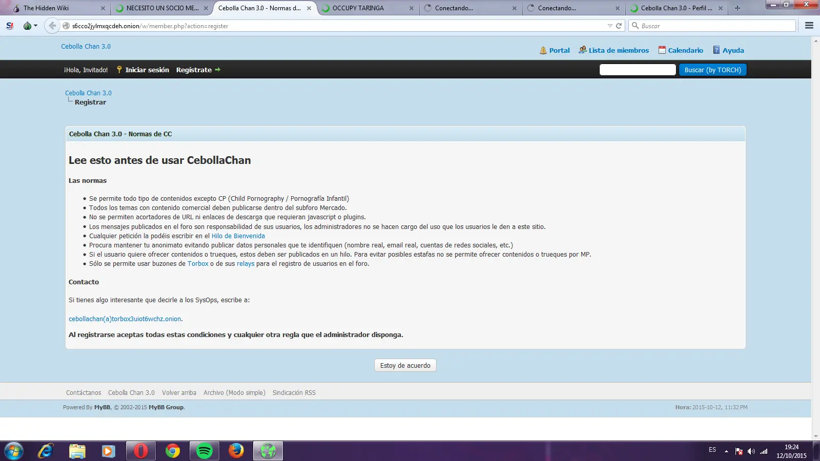 Amenaza a Taringa en la Deep Web