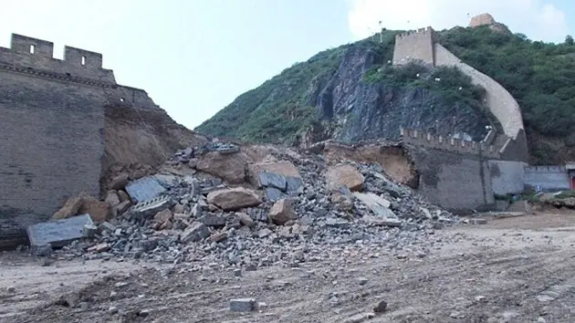 La Gran Muralla China se desvanece