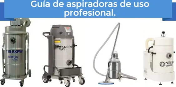 Guía de aspiradoras profesionales