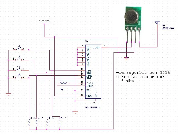 Hacete un control remoto para tu auto pórton o casa