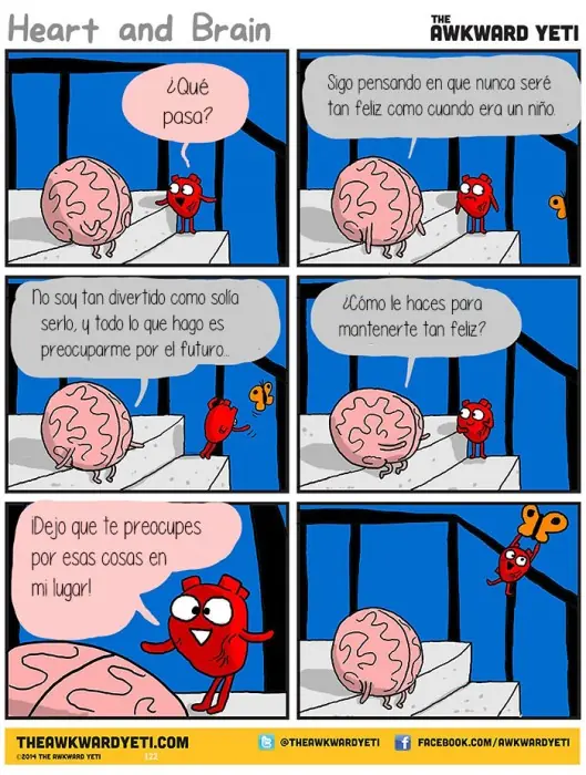 La batalla entre pensar y sentir, Corazón vs Cerebro