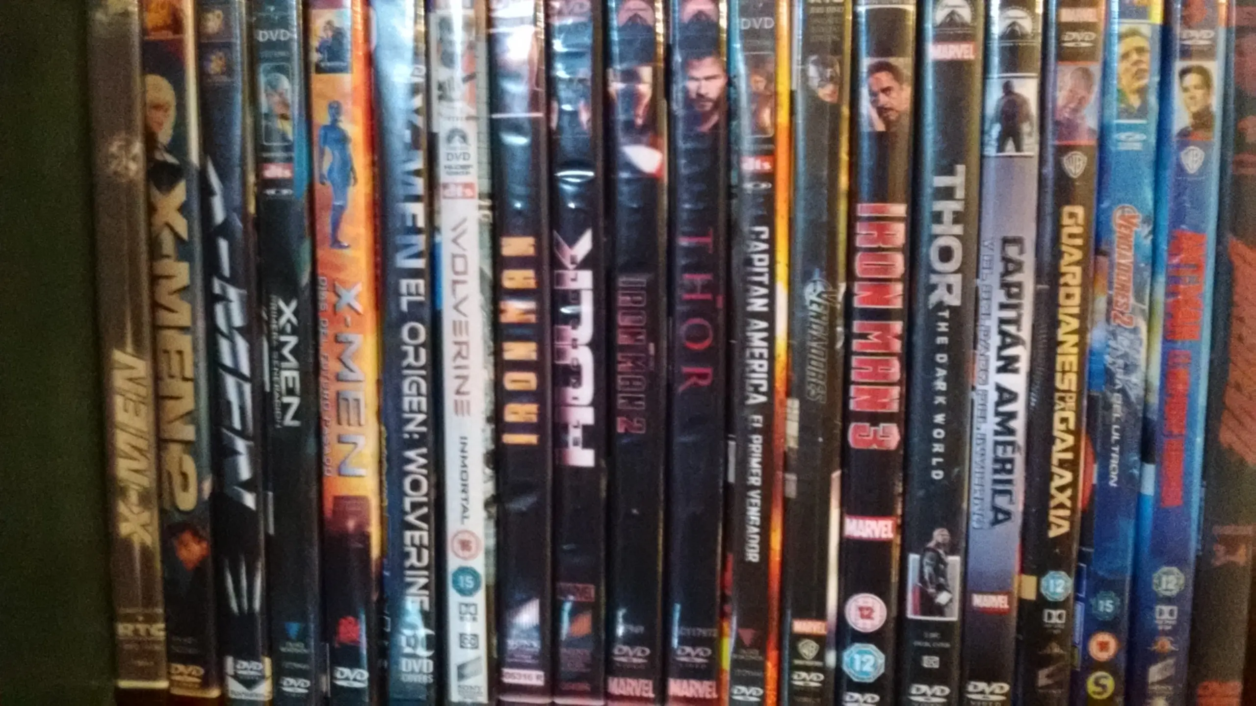 Te muestro mi coleccion de peliculas Marvel!