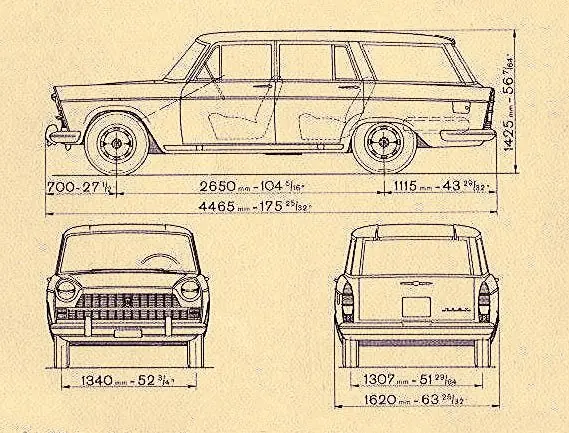 Fiat 2100 Familiare 1960