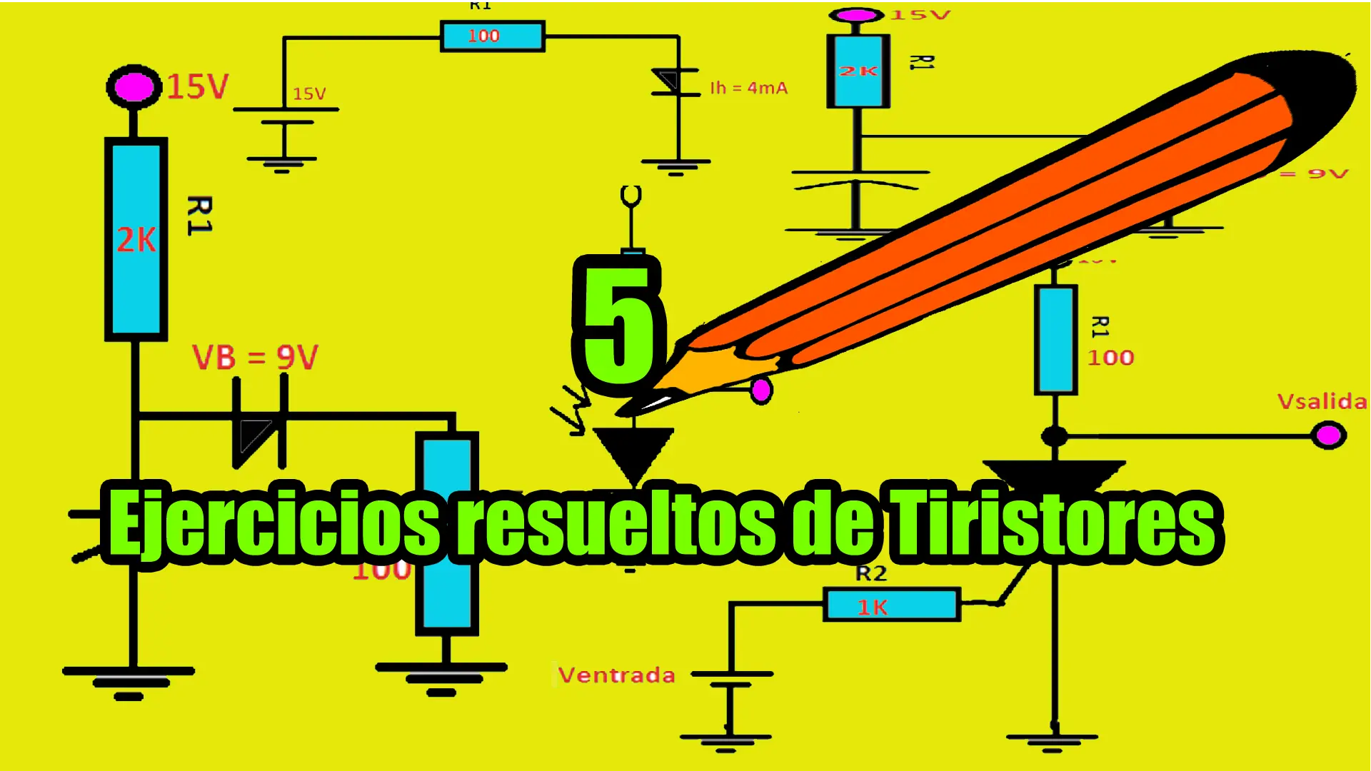 ejercicios de tiristores ejercicios de tiristores