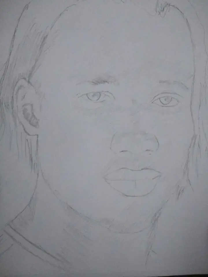 Mi dibujo a puntillismo de Drogba