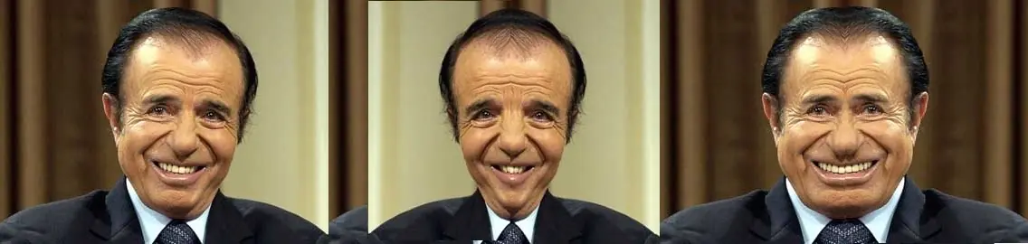 Personajes: asi se verian si sus caras fuesen simetricas