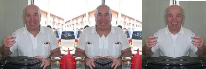 Personajes: asi se verian si sus caras fuesen simetricas