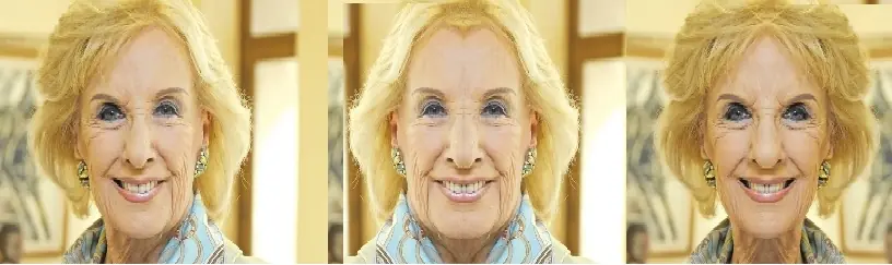 Personajes: asi se verian si sus caras fuesen simetricas