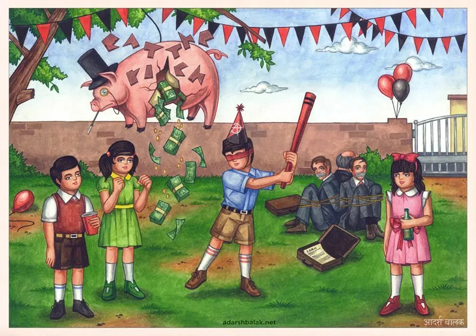 Adarsh Malak Ilustraciones Indias del Chico Ideal