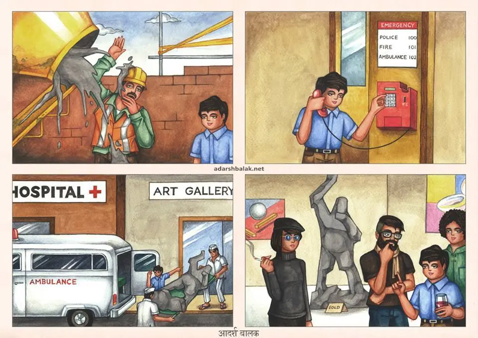 Adarsh Malak Ilustraciones Indias del Chico Ideal Adarsh Malak Ilustraciones Indias del Chico Ideal