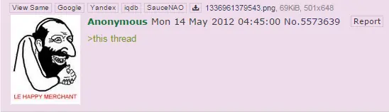 Happy merchant origen, y varios memes