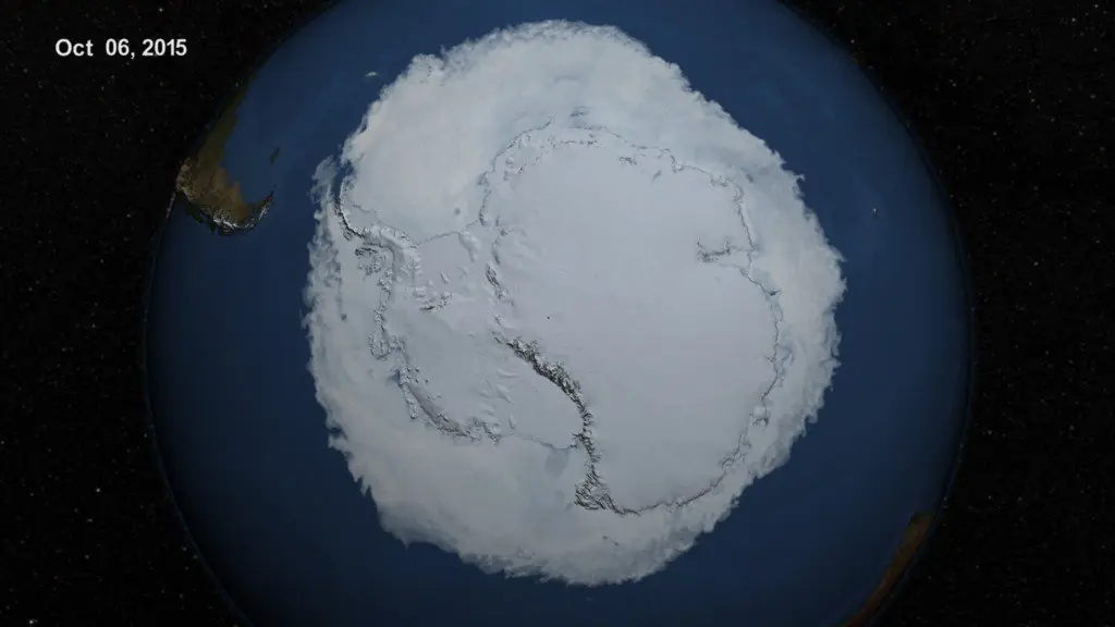 Maximo de Hielo en el Antartico, 2015