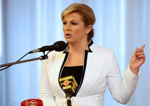 Presidenta de Croacia, Mira que cuerpo que tiene, Alta Milf