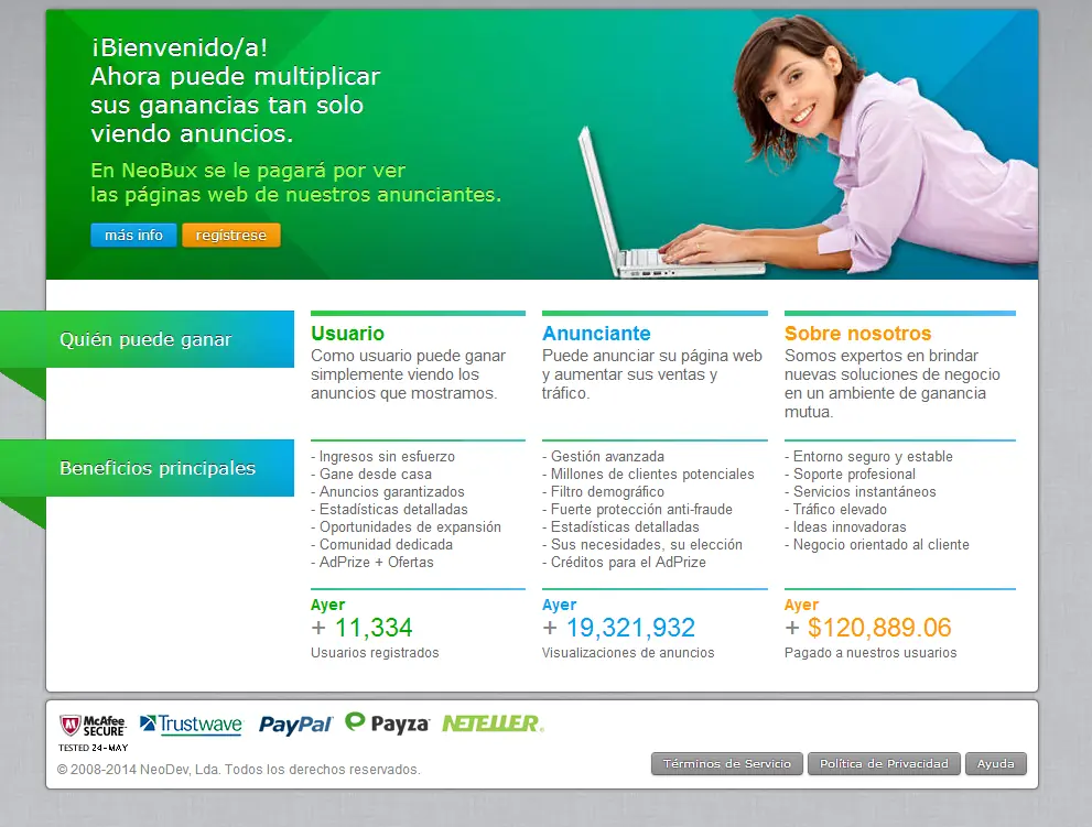 gana dinero viendo publicidad