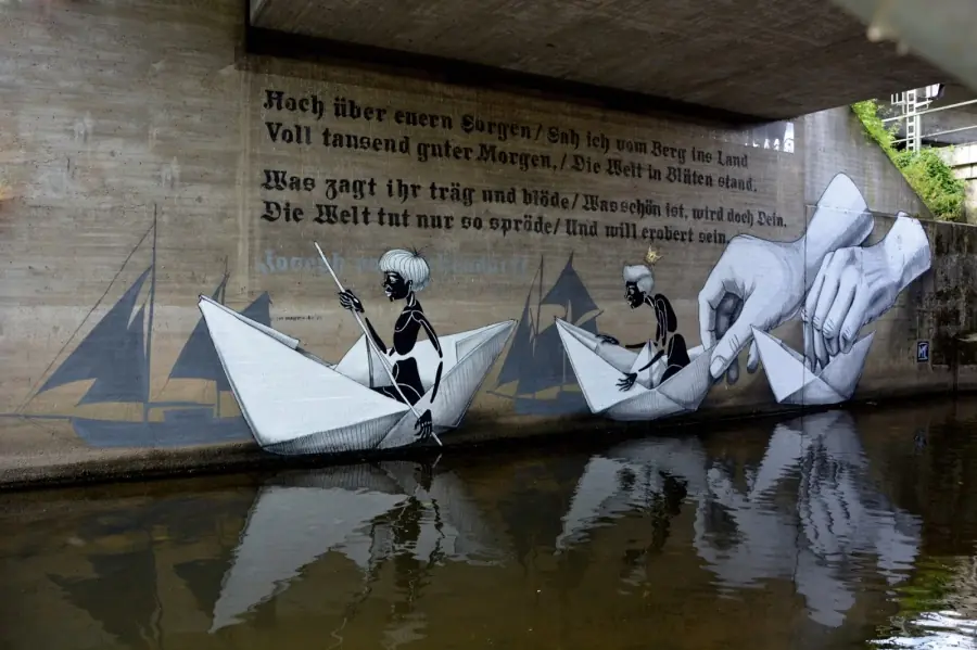 Arte Callejero con dignidad, no como "Acción Poética"