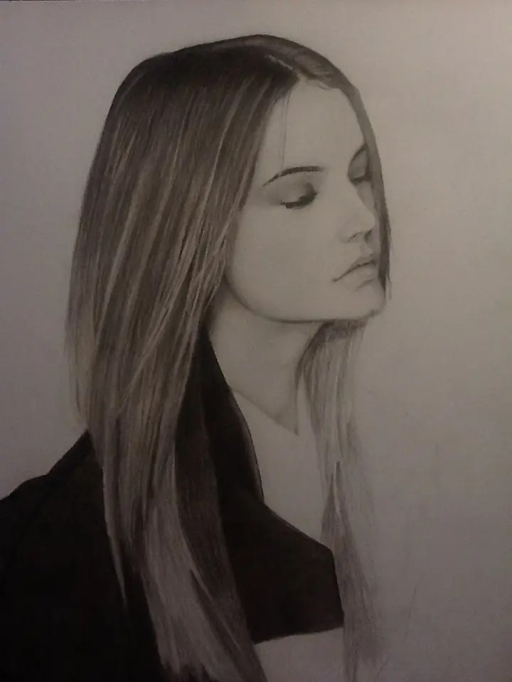 Barbara Palvin dibujo
