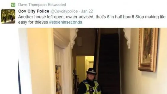 Estas de acuerdo? Mira lo que hace la Policia en England