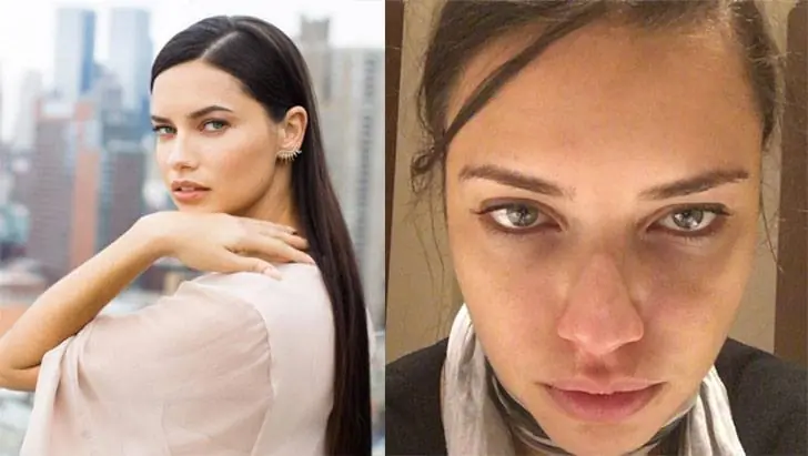 17 famosas con y sin maquillaje que te sorprenderán