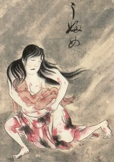 Las mujeres demonio y fantasma del antiguo Japón