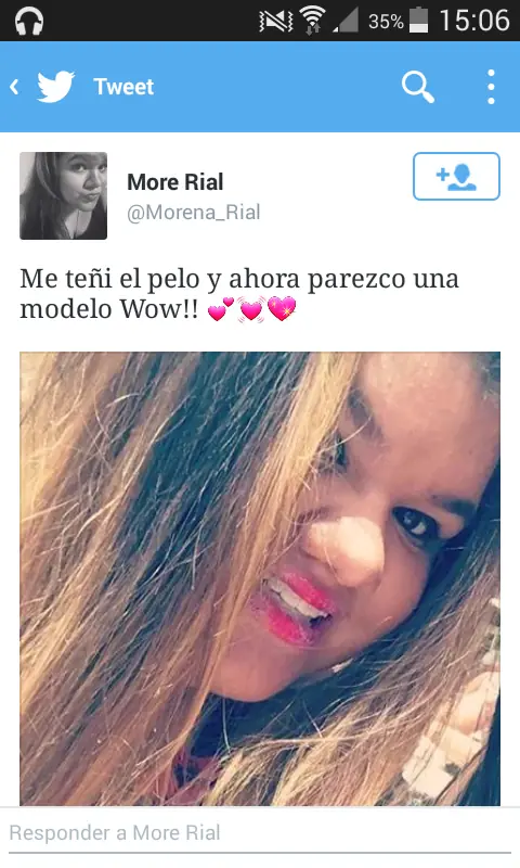 More Rial: "Parezco una modelo"
