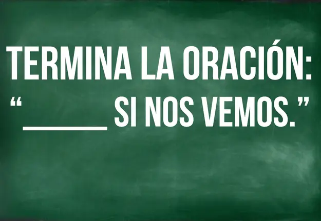 Si no pasas este examen de ortografía...