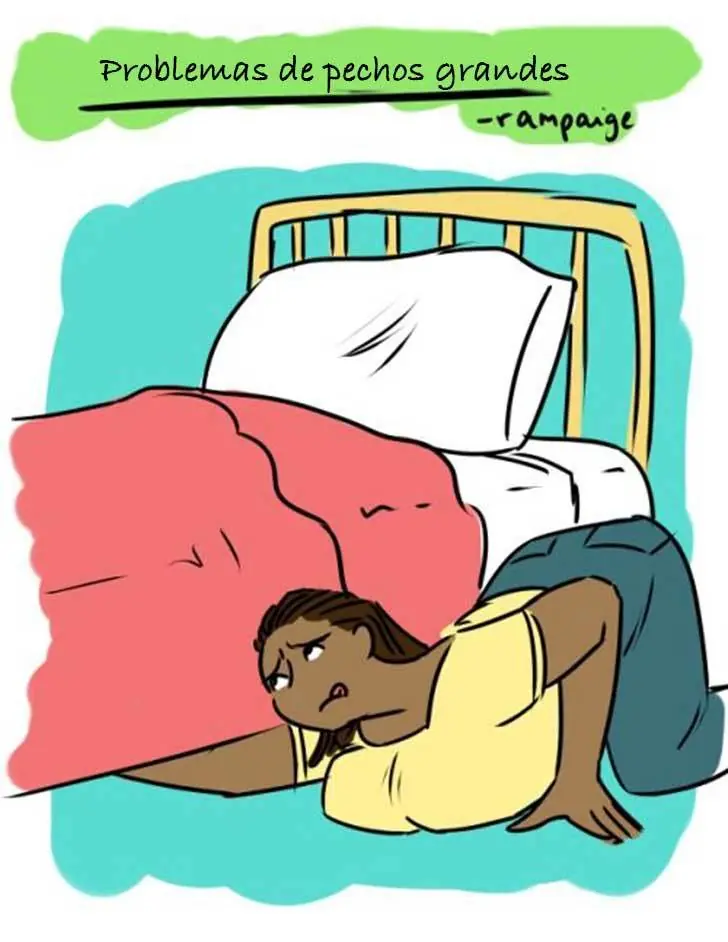Problemas con los pechos grandes