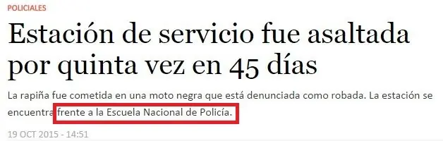 Uruguay - 5 asaltos en 45 dias