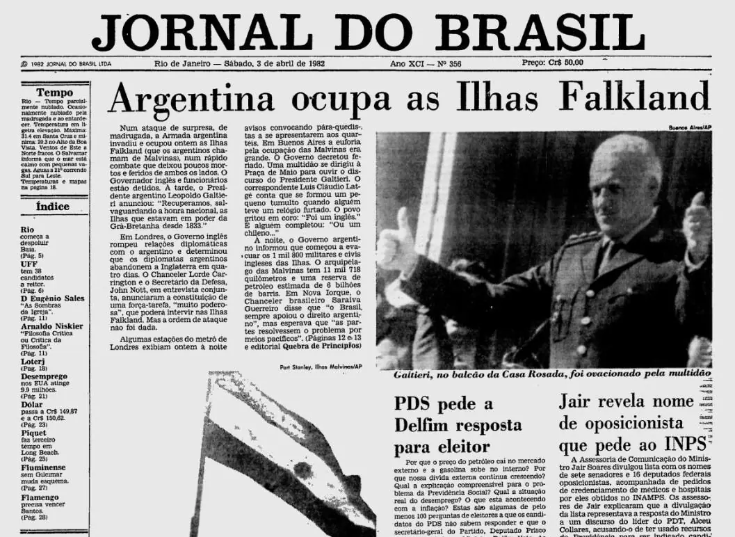Brasil y Gran Bretaña casi se enfrentaron en las Malvinas