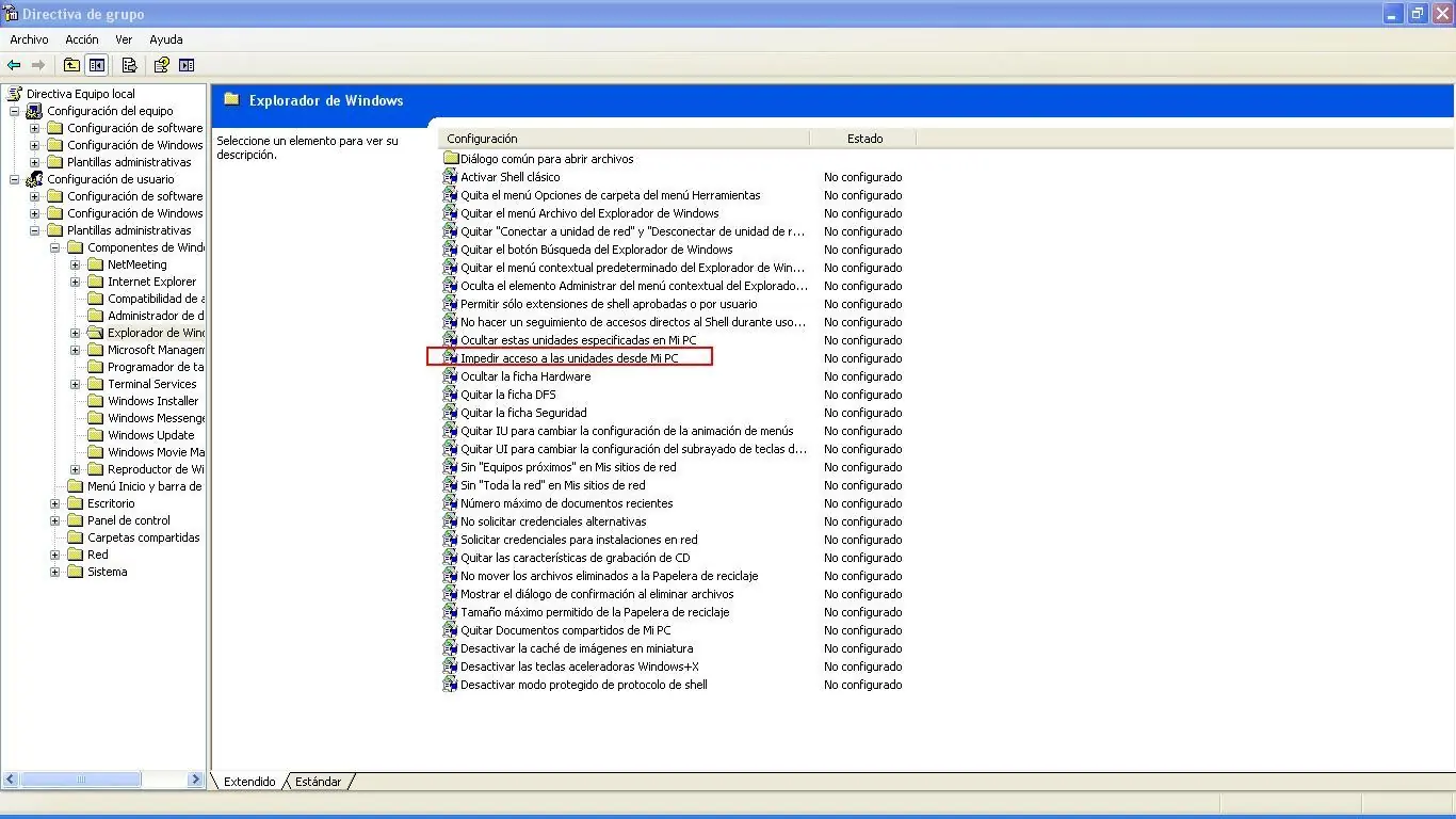 bloquear bloquear