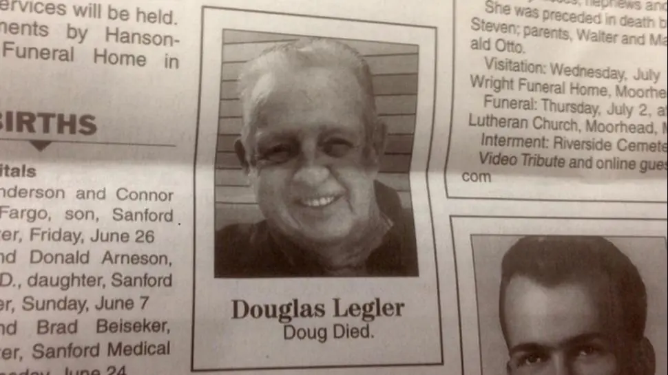 Este es el obituario más corto.