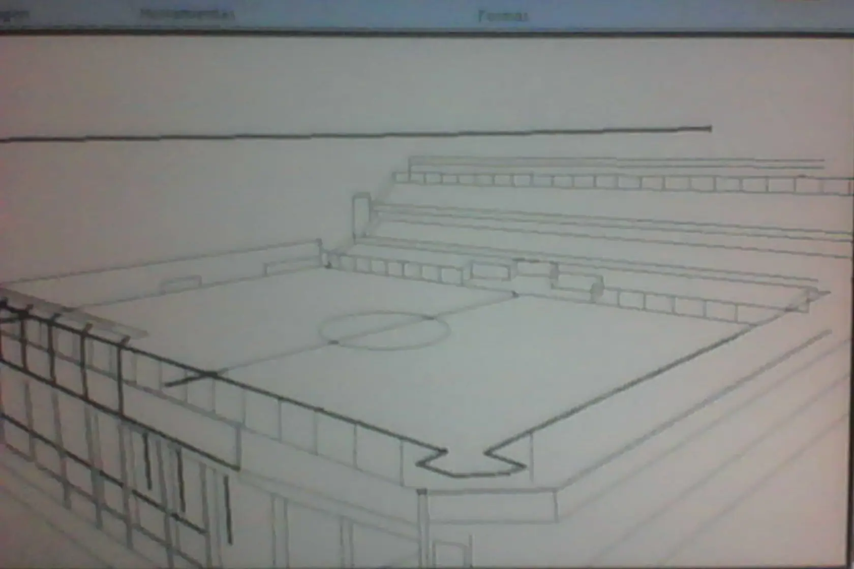 dibuje la cancha de AAAJ en paint y te l muestro paso a paso dibuje la cancha de AAAJ en paint y te l muestro paso a paso