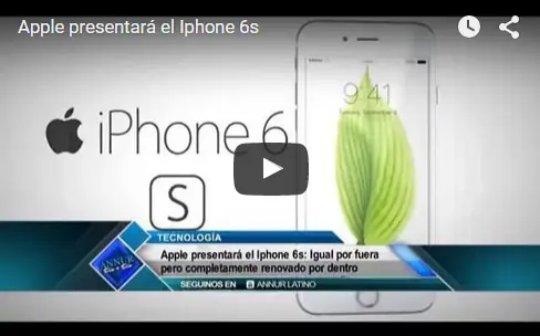 Apple presentará el Iphone 6s