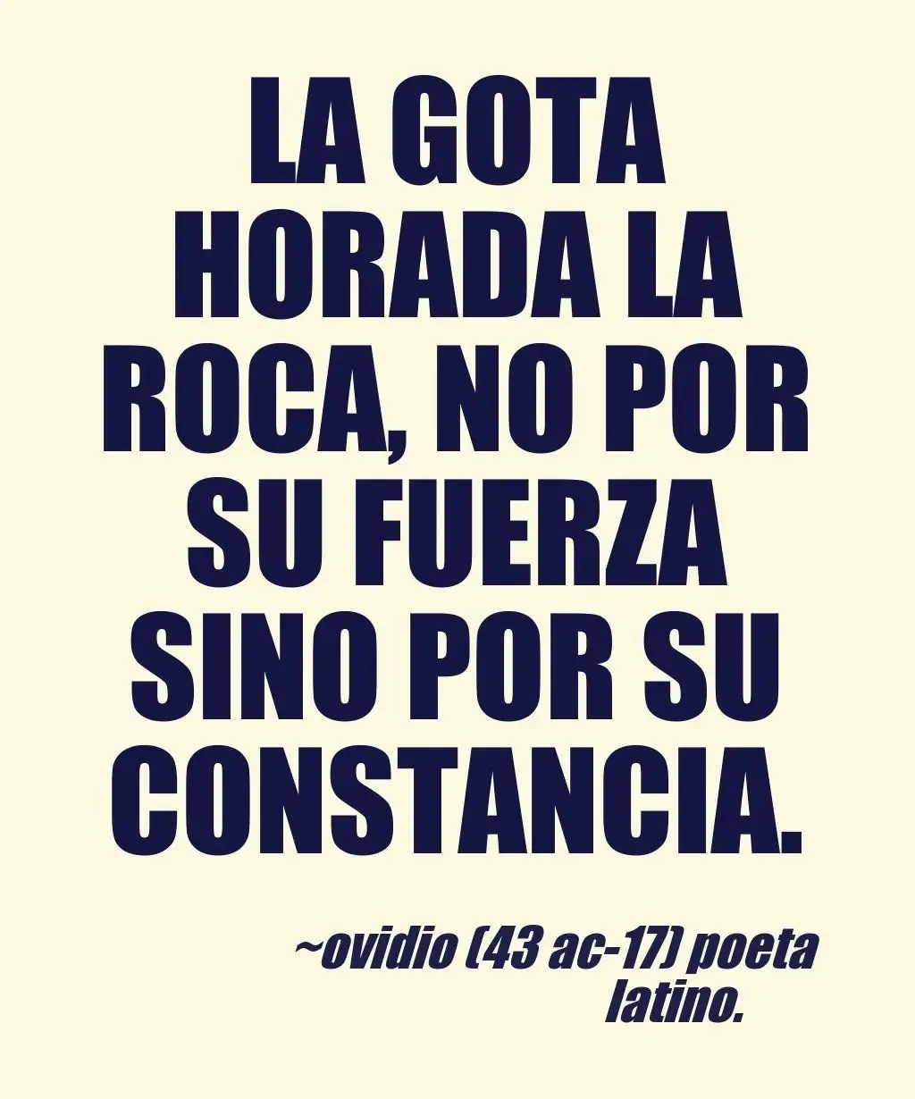 Frases de Ovidio, Grandes lecciones de Vida