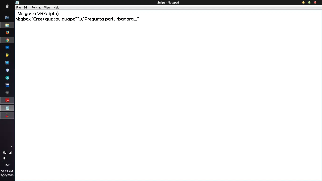 Scripts en Windows