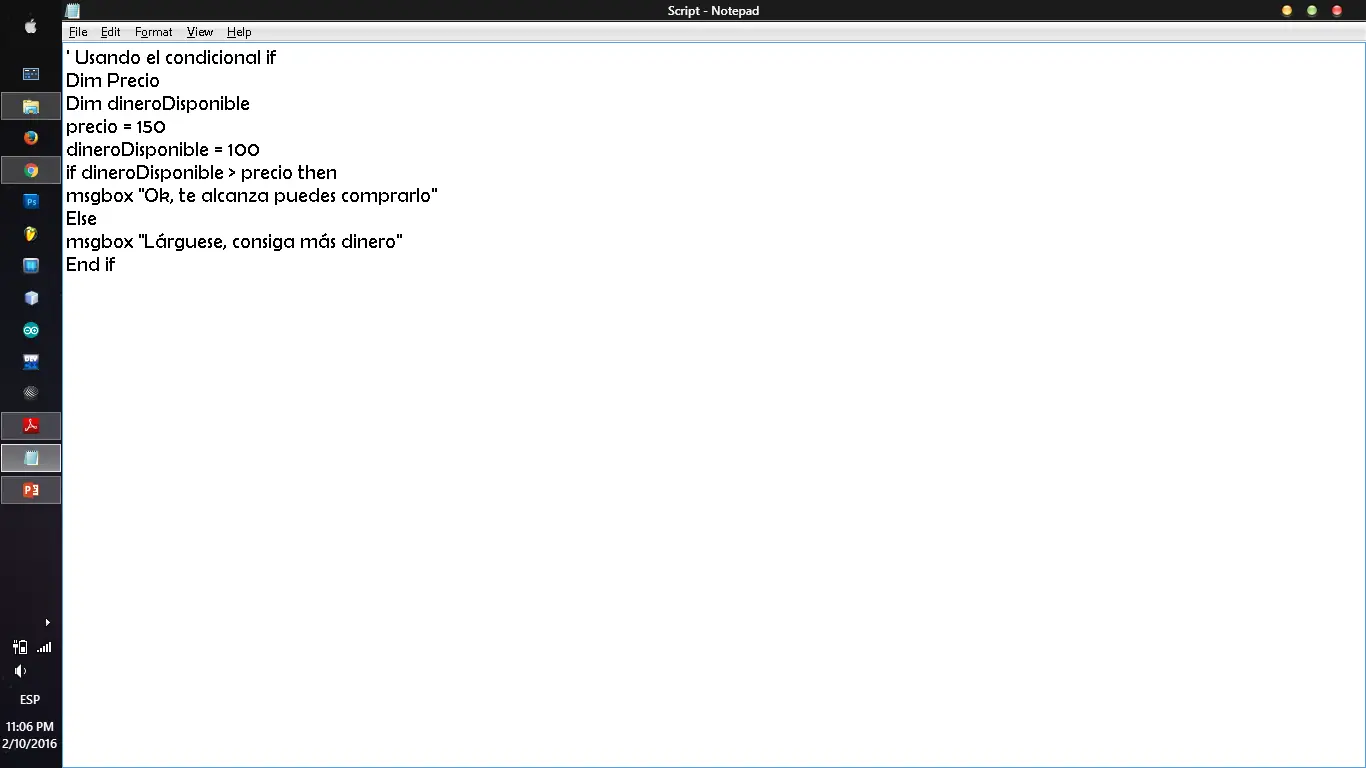 Programando en Batch