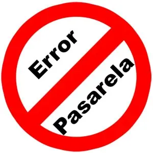 Error no hay respuesta de pasarela