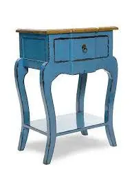 de color azul